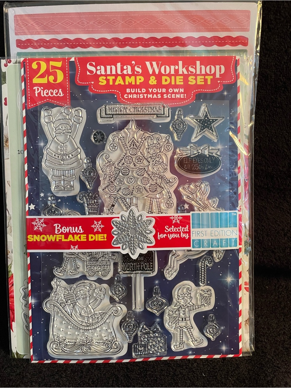 New Christmas Stamp and Die Sets Bundle of 3 - Picture 2 of 6